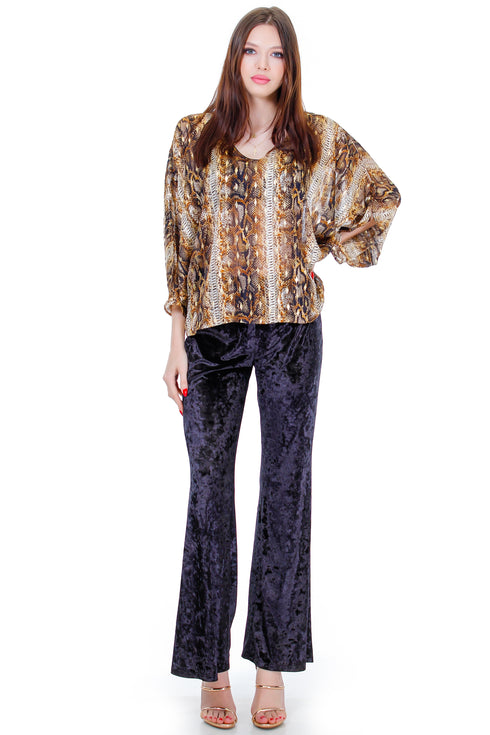 Bluza matase tigrata freeshipping - Liza Panait Online Boutique